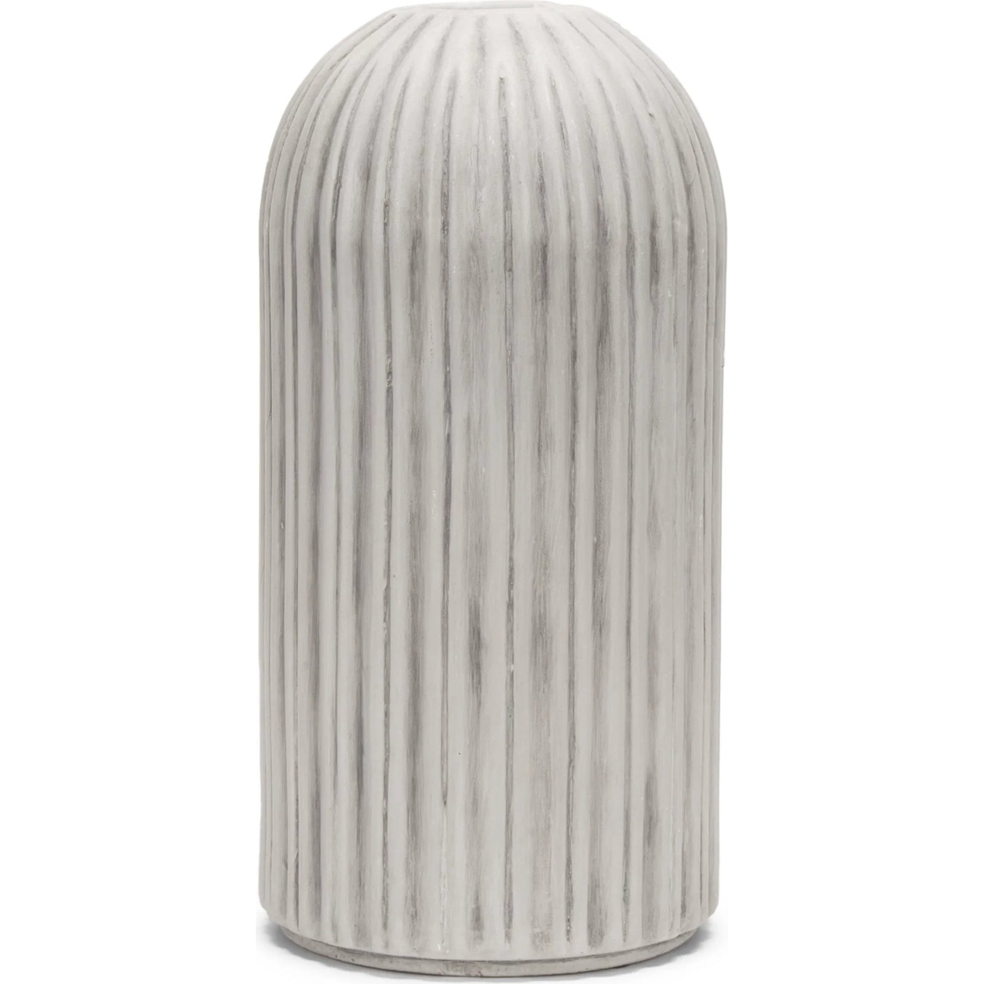 Ummi Floor Vase by Mercana in white. Made from ceramic in a unique style.