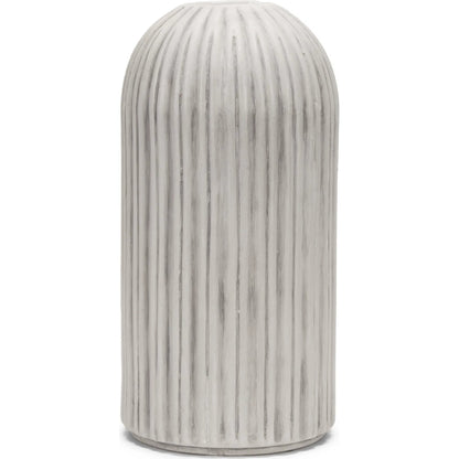Ummi Floor Vase by Mercana in white. Made from ceramic in a unique style.