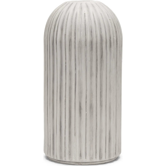 Ummi Floor Vase by Mercana in white. Made from ceramic in a unique style.