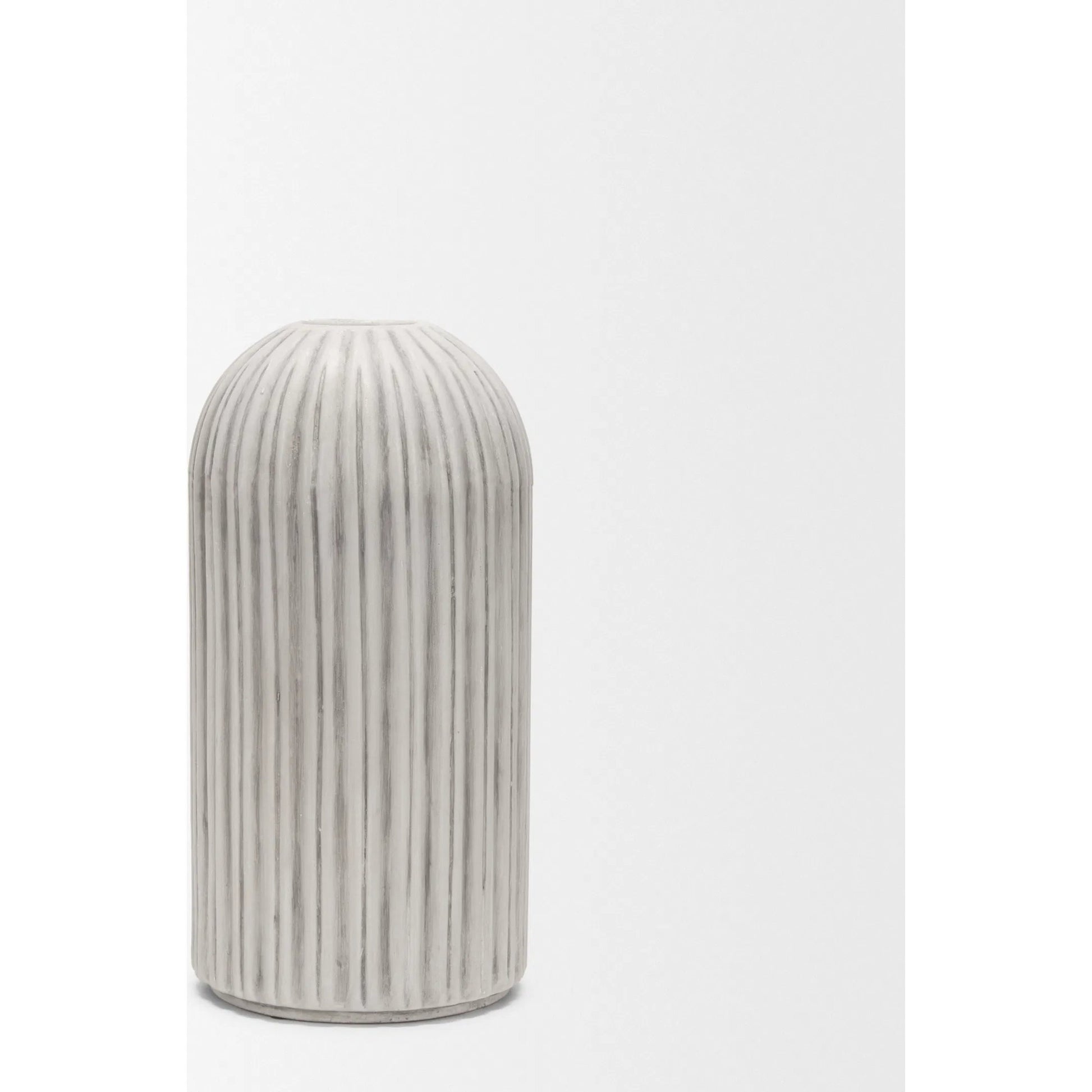 Ummi Floor Vase by Mercana in white. Made from ceramic in a unique style.