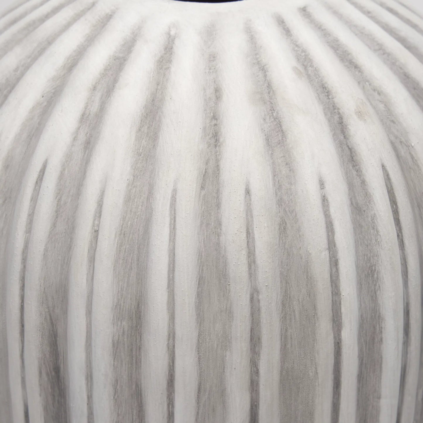 004 SI-2370650 | Closeup | Ummi Floor Vase by Mercana in white. Made from ceramic in a rustic style.