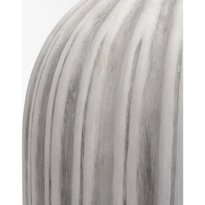 Ummi Floor Vase by Mercana in white. Made from ceramic in a unique style.