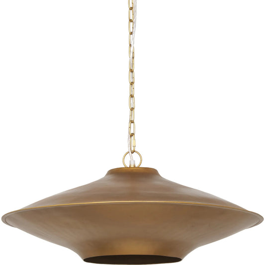 Titus Pendant by Mercana in brass. Made from metal in a unique style.