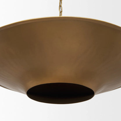 Titus Pendant by Mercana in brass. Made from metal in a unique style.