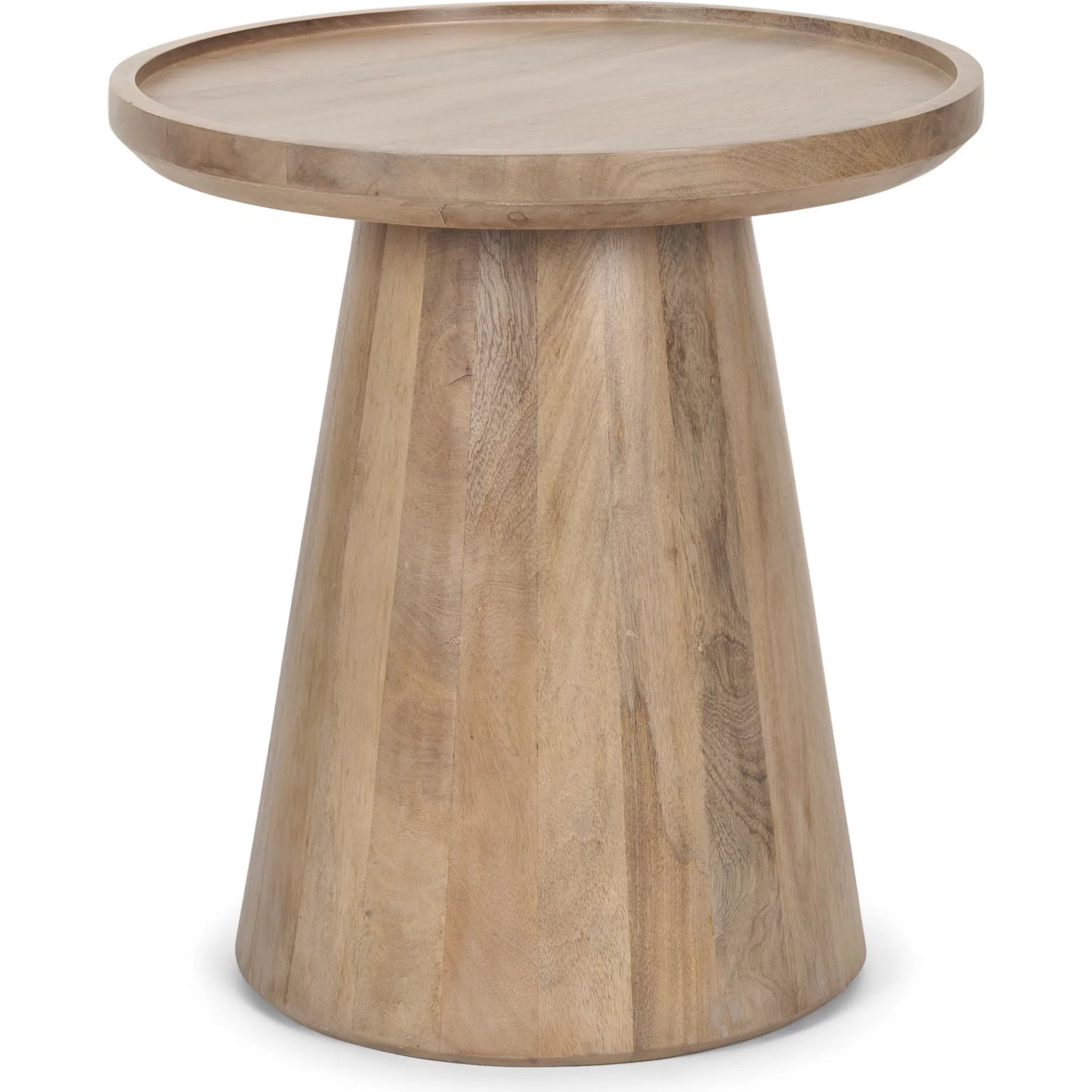 Takoda Accent Table by Mercana. Made from solid wood in a transitional style.