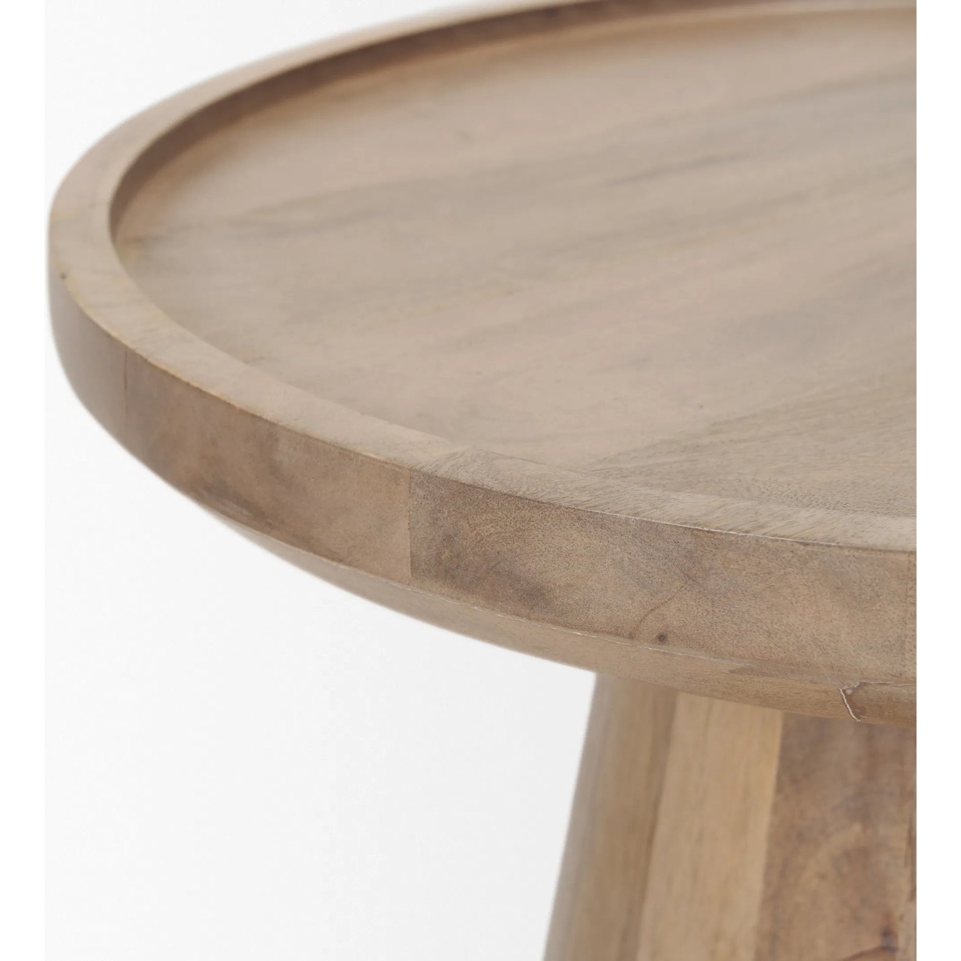 Takoda Accent Table by Mercana. Made from solid wood in a transitional style.
