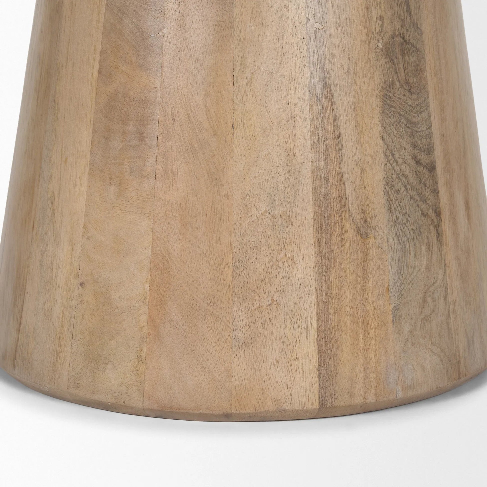 Takoda Accent Table by Mercana. Made from solid wood in a transitional style.
