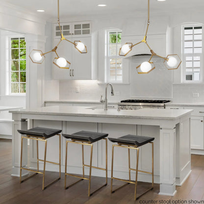 Givens Wood Seat Bar Stool by Mercana in dark brown. Made from unique in a modern style.