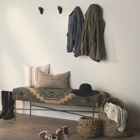 Avery Bench by Mercana in natural. Made from unique in a eclectic & global style.