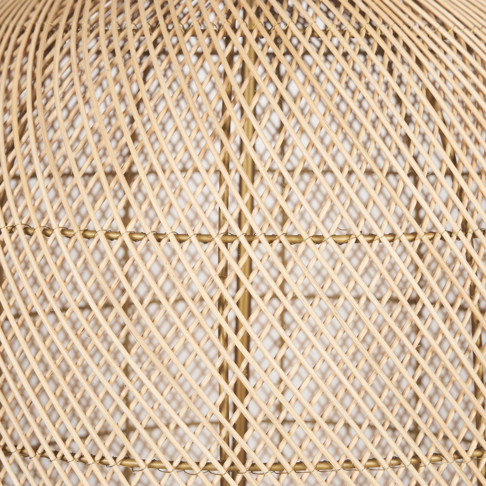 Thad 4-Light Natural Woven Rattan Foyer Chandelier by Mercana in gold. Made from metal in a rustic style.