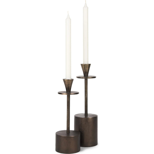 Petria Taper Candle Holders by Mercana. Made from metal in a unique style.