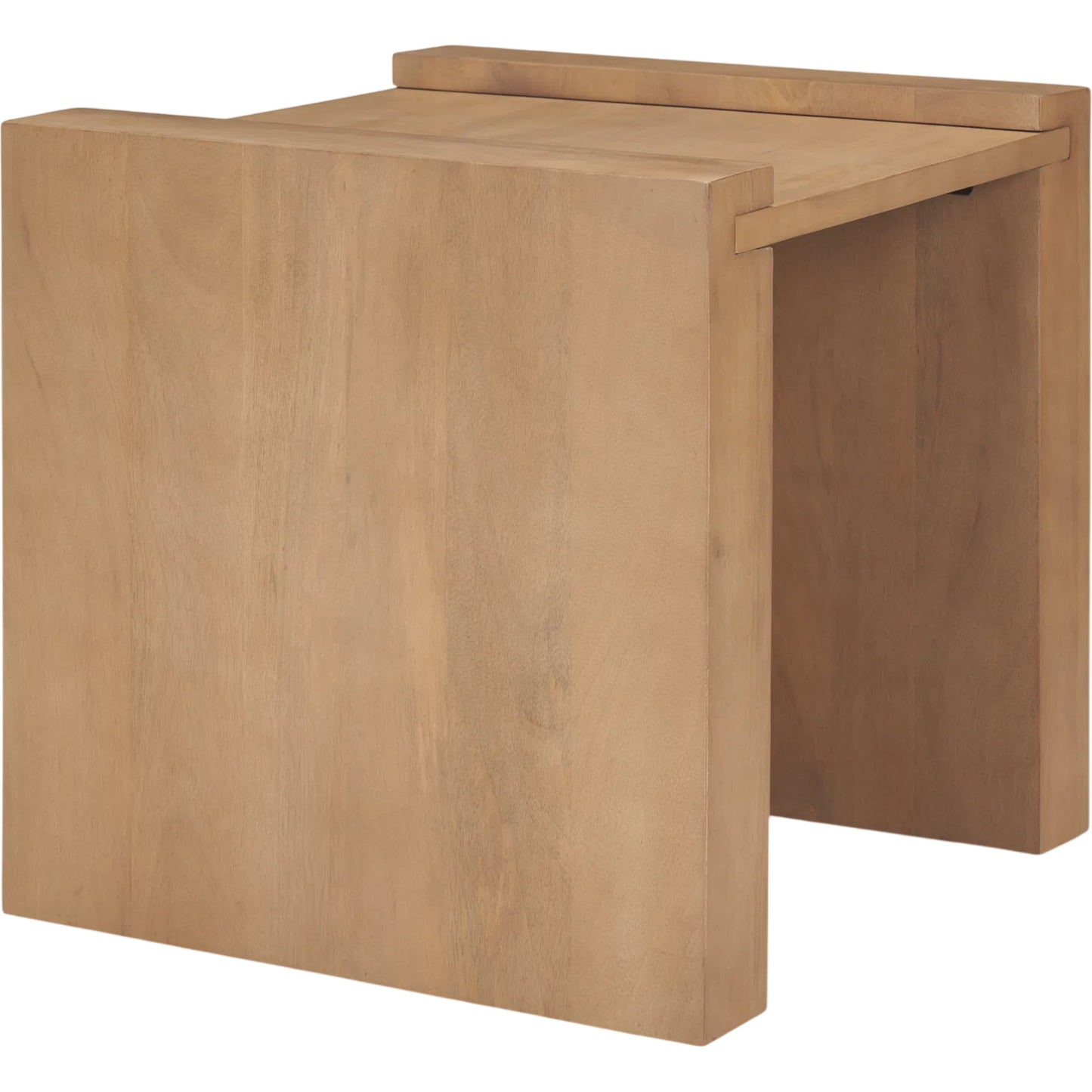 003 SI-2527788 | Additional Silo | Wesson Accent Table by Mercana in light brown. Made from solid wood in a unique style.