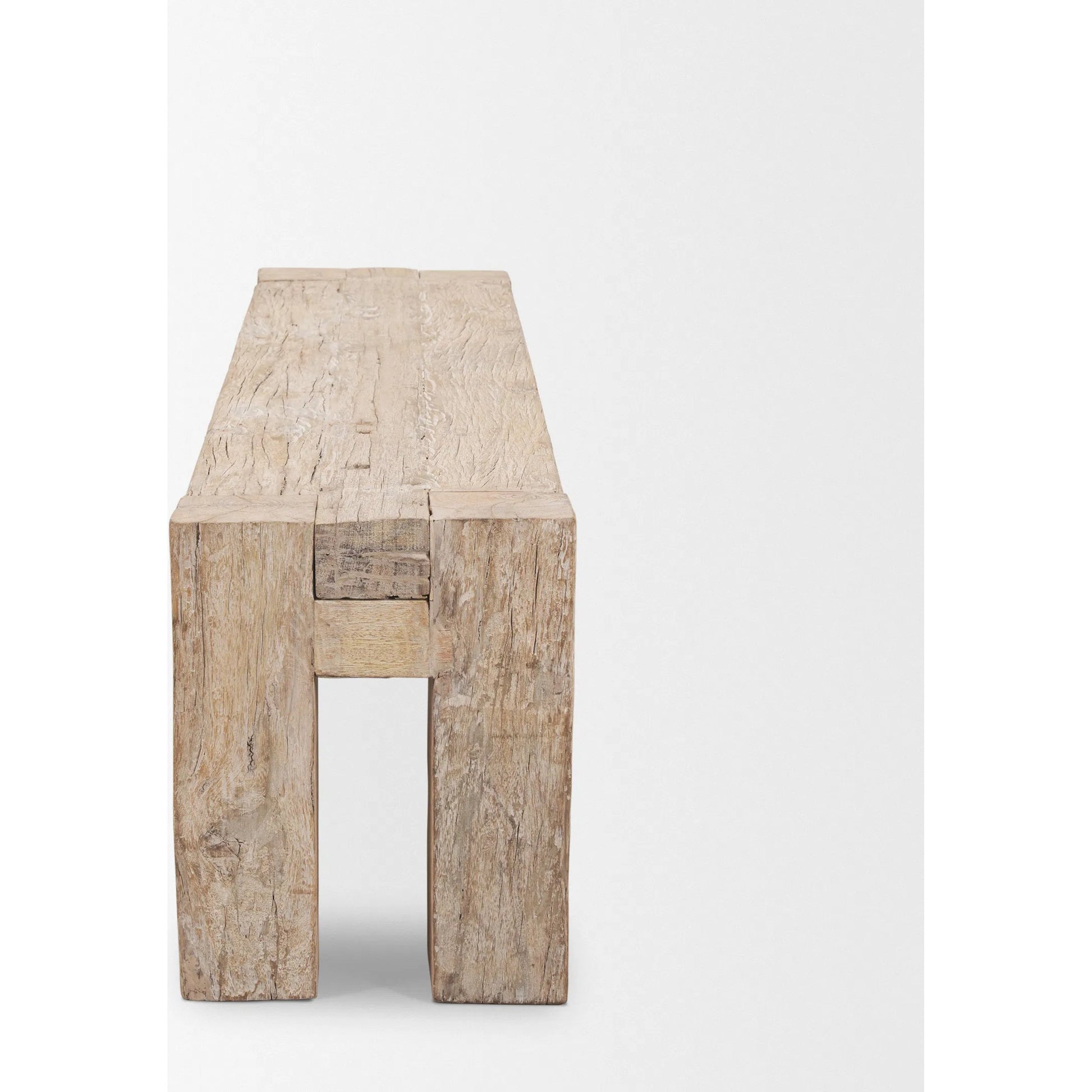 McArthur Bench by Mercana in brown. Made from wood in a unique style.