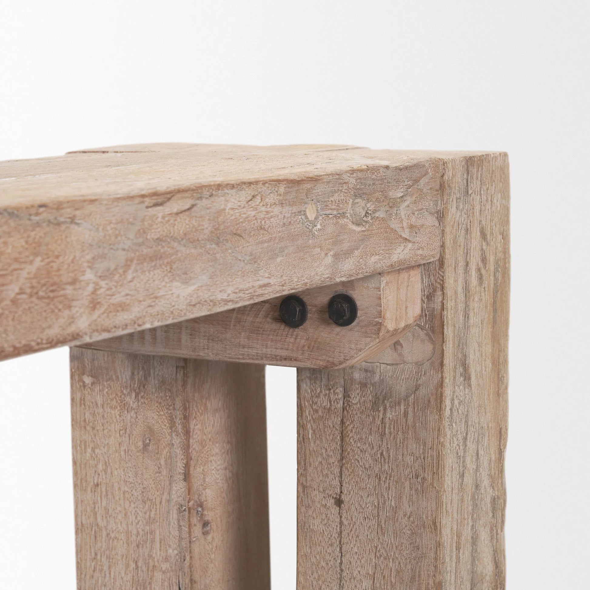 McArthur Bench by Mercana in brown. Made from wood in a unique style.