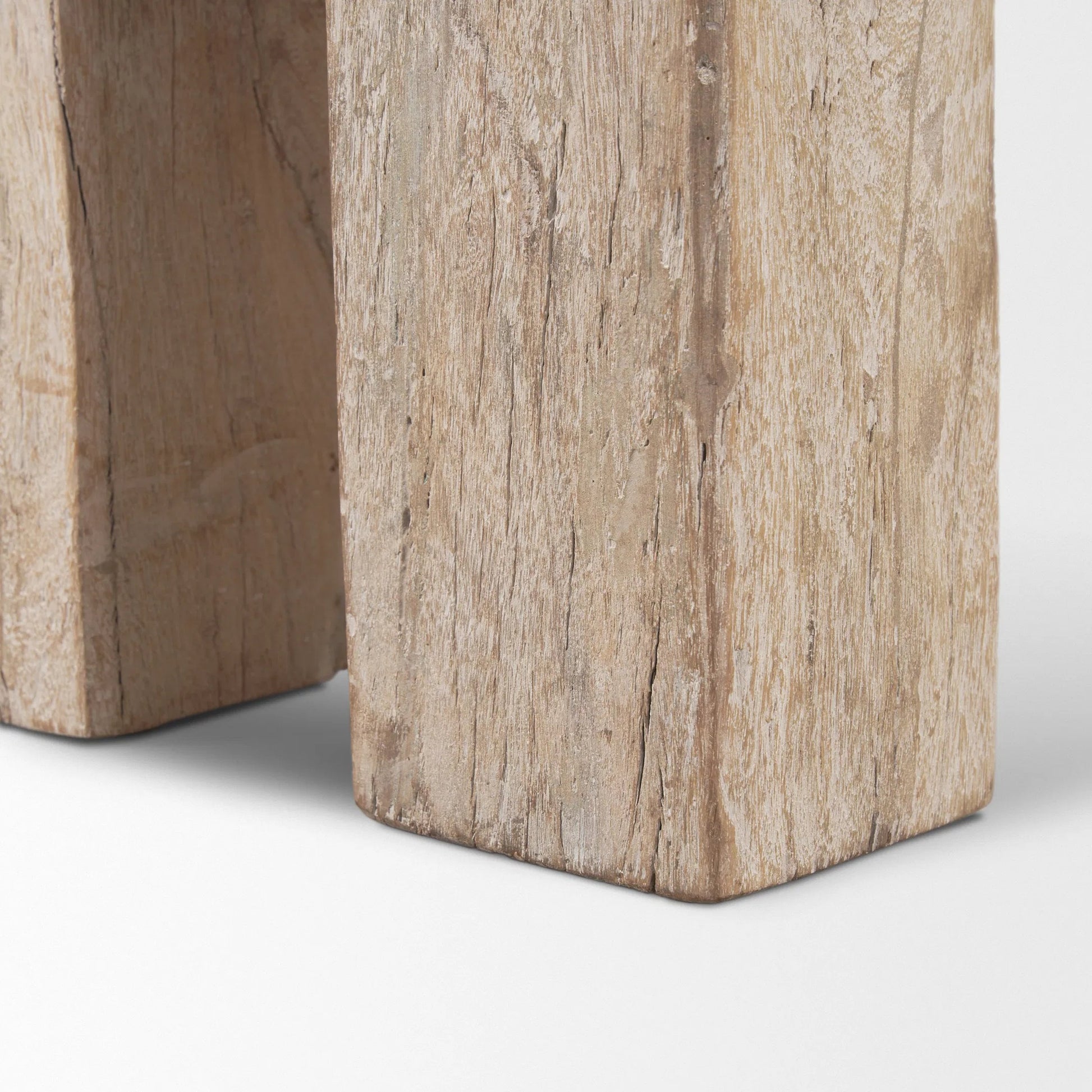 McArthur Bench by Mercana in brown. Made from wood in a unique style.