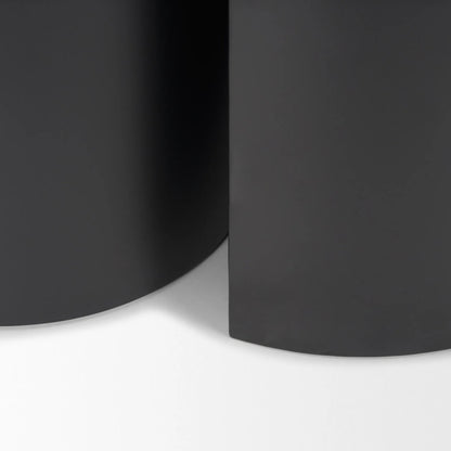 Varden Accent Table by Mercana in black, brown. Made from wood in a modern style.