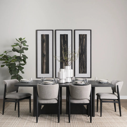 Tarro Rectangle Dining Table by Mercana. Made from solid wood in a unique style.