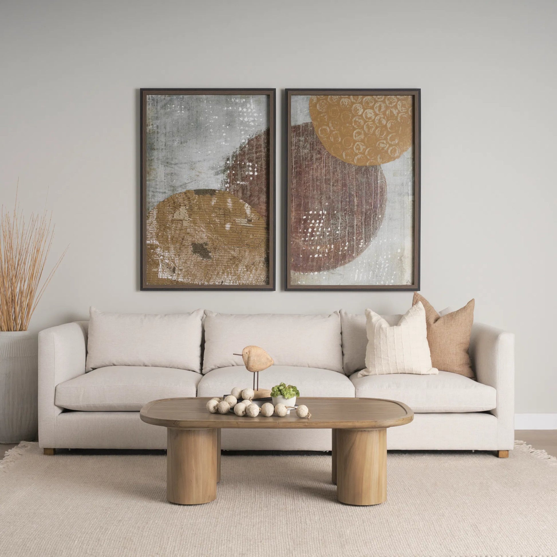 Riri Wooden Bird Decorative Object by Mercana in brown. Made from solid wood in a unique style.