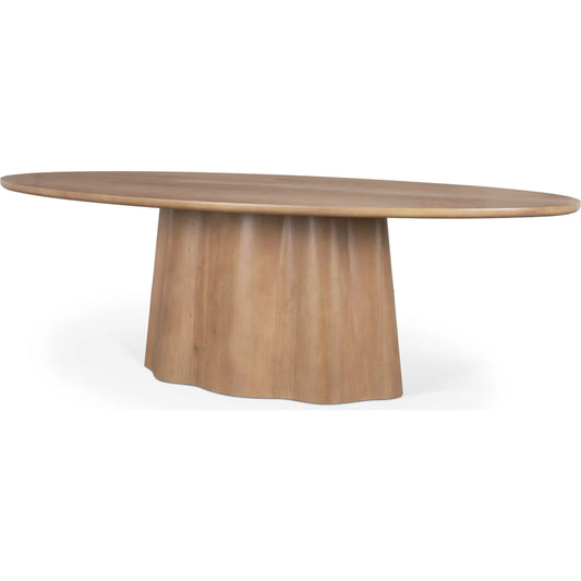 Jovani Oval Dining Table by Mercana. Made from solid wood in a unique style.