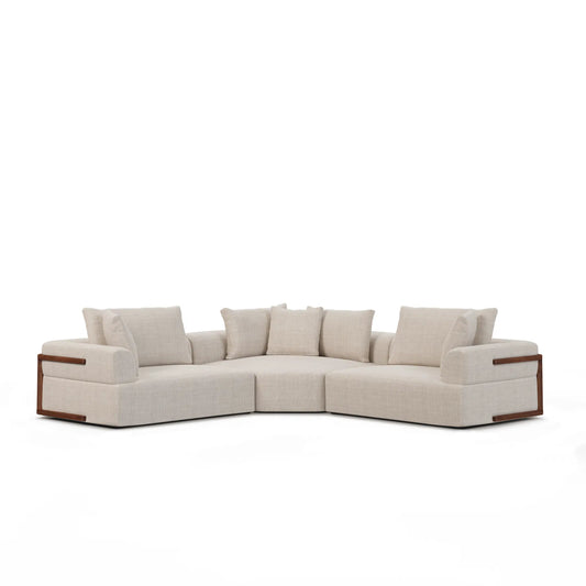 Warner 3 Piece Sectional with Corner Piece, Set A by Mercana. Made from unique in a transitional style.