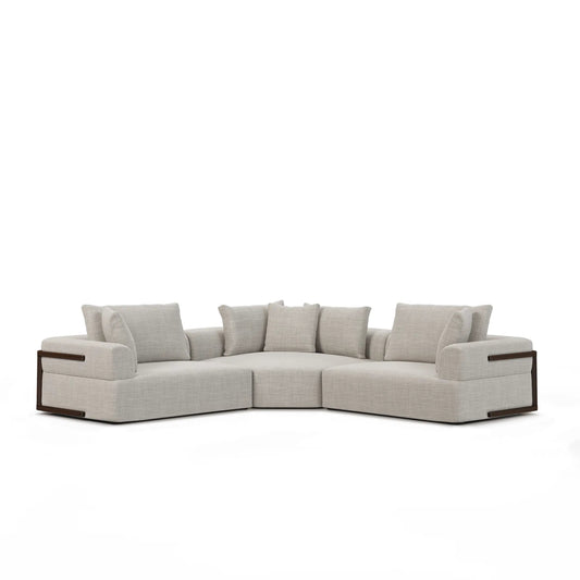 Warner 3 Piece Sectional with Corner Piece, Set A by Mercana. Made from unique in a transitional style.
