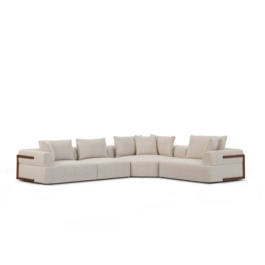 Warner 3 Piece Sectional with Corner Piece, Set C by Mercana. Made from unique in a unique style.
