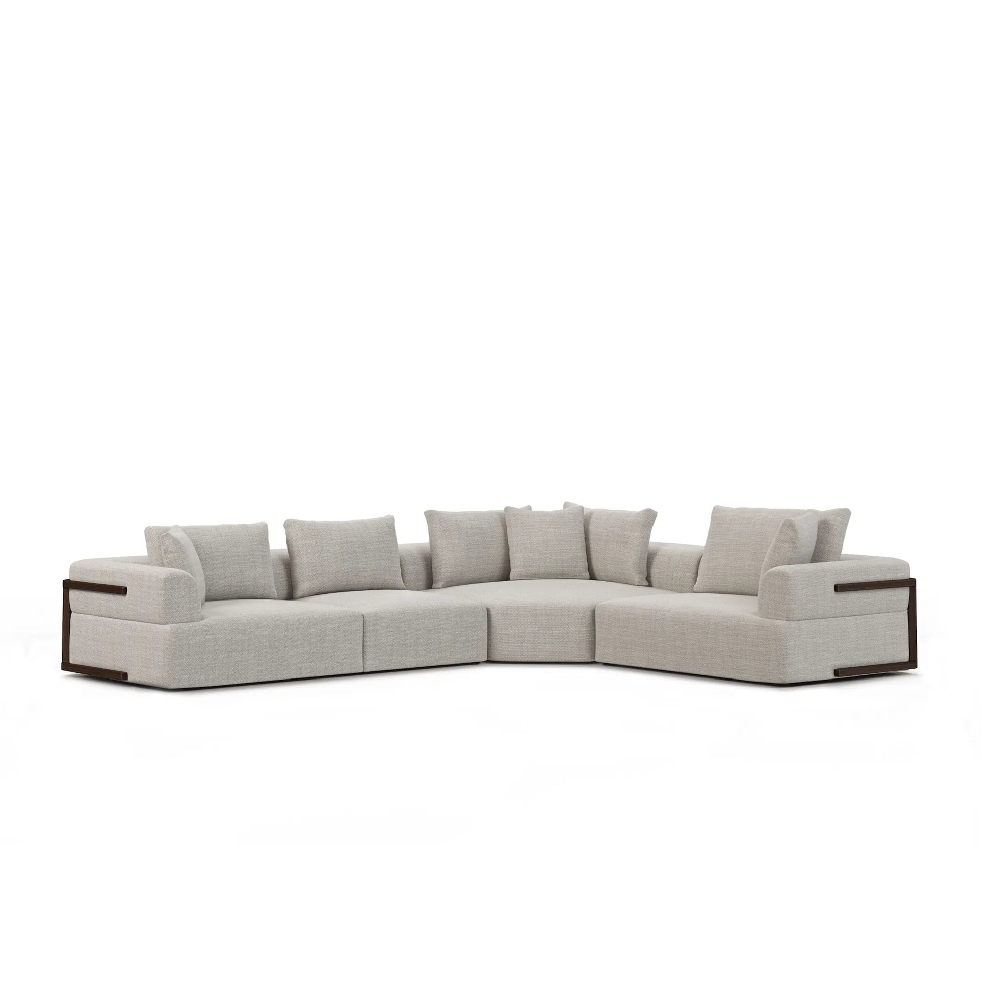 Warner 3 Piece Sectional with Corner Piece, Set C by Mercana. Made from unique in a transitional style.