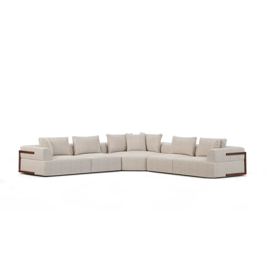 Warner 3 Piece Sectional with Corner Piece, Set D by Mercana. Made from unique in a transitional style.