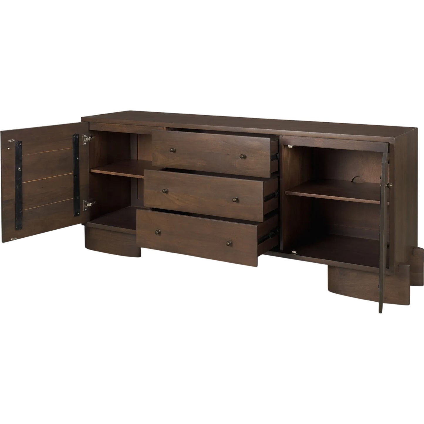 005 SI-2453242 | Additional Silo | Jonan Sideboard by Mercana. Made from solid wood in a traditional style.