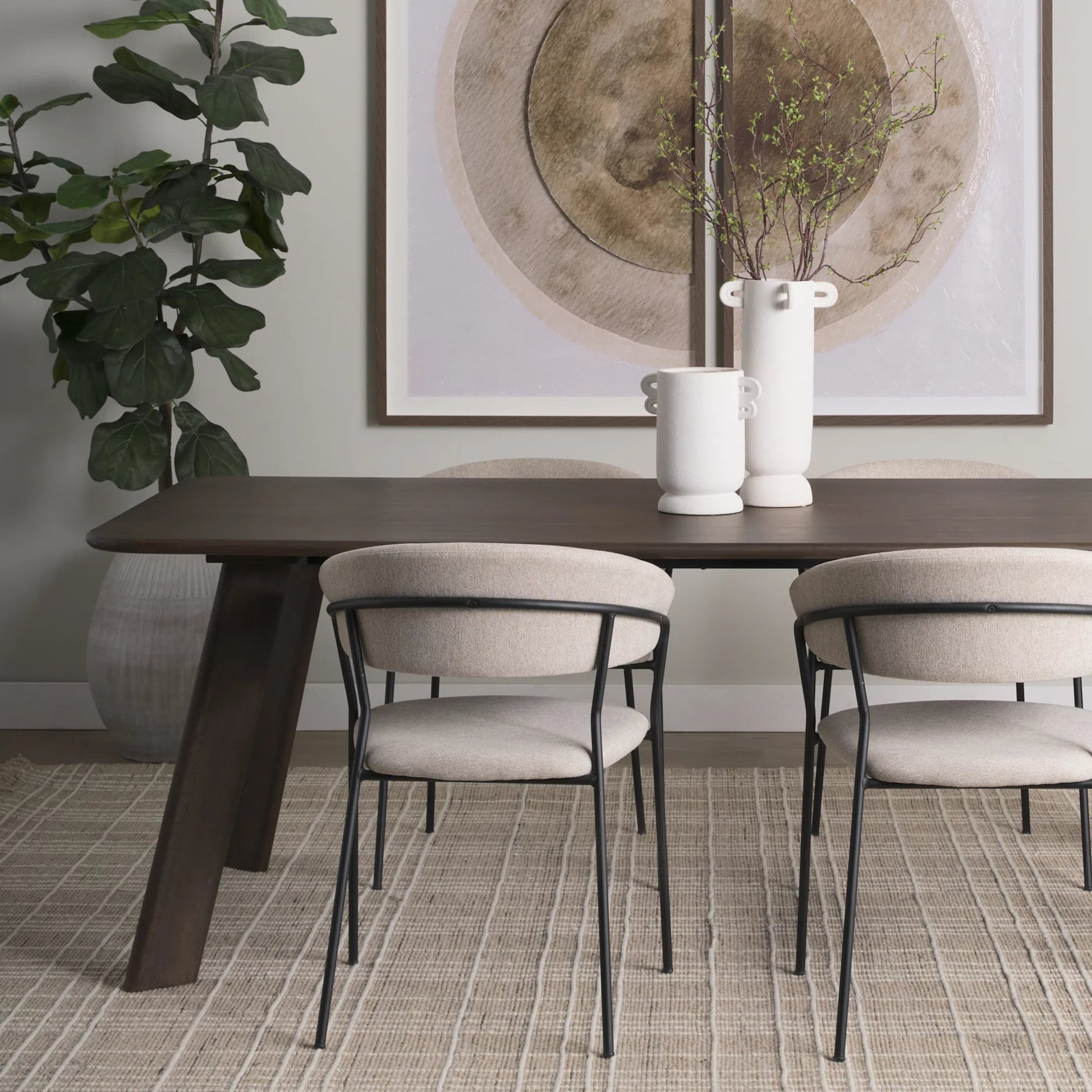 Welborn Dining Table by Mercana. Made from unique in a traditional style.