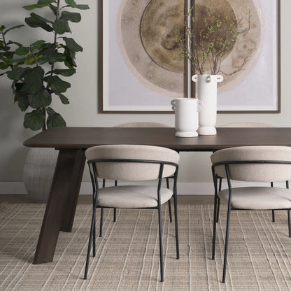 Welborn Dining Table by Mercana. Made from unique in a traditional style.