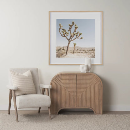 Sorina Accent Cabinet by Mercana in brown. Made from solid wood in a transitional style.