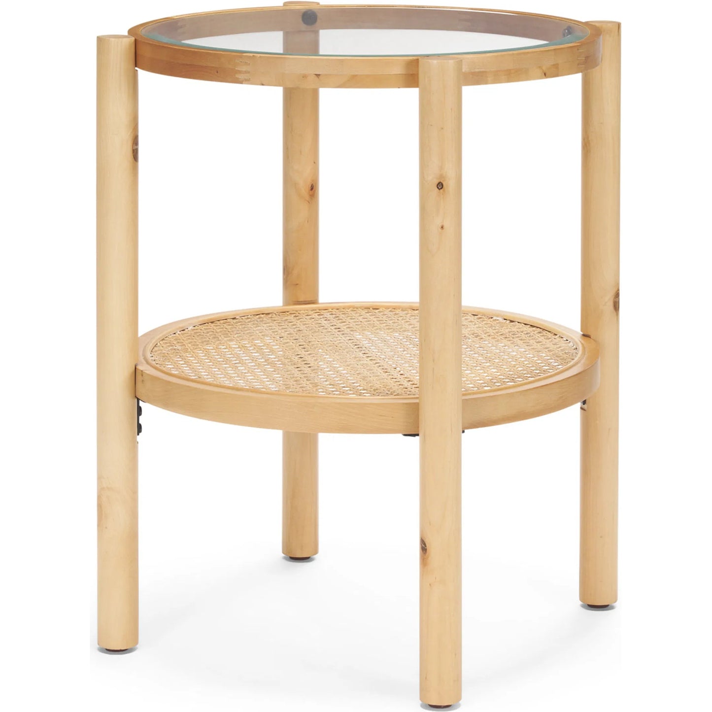 000 SI-2453296 | Primary Silo | Weslyn End Table by Mercana in light brown. Made from solid wood in a transitional style.