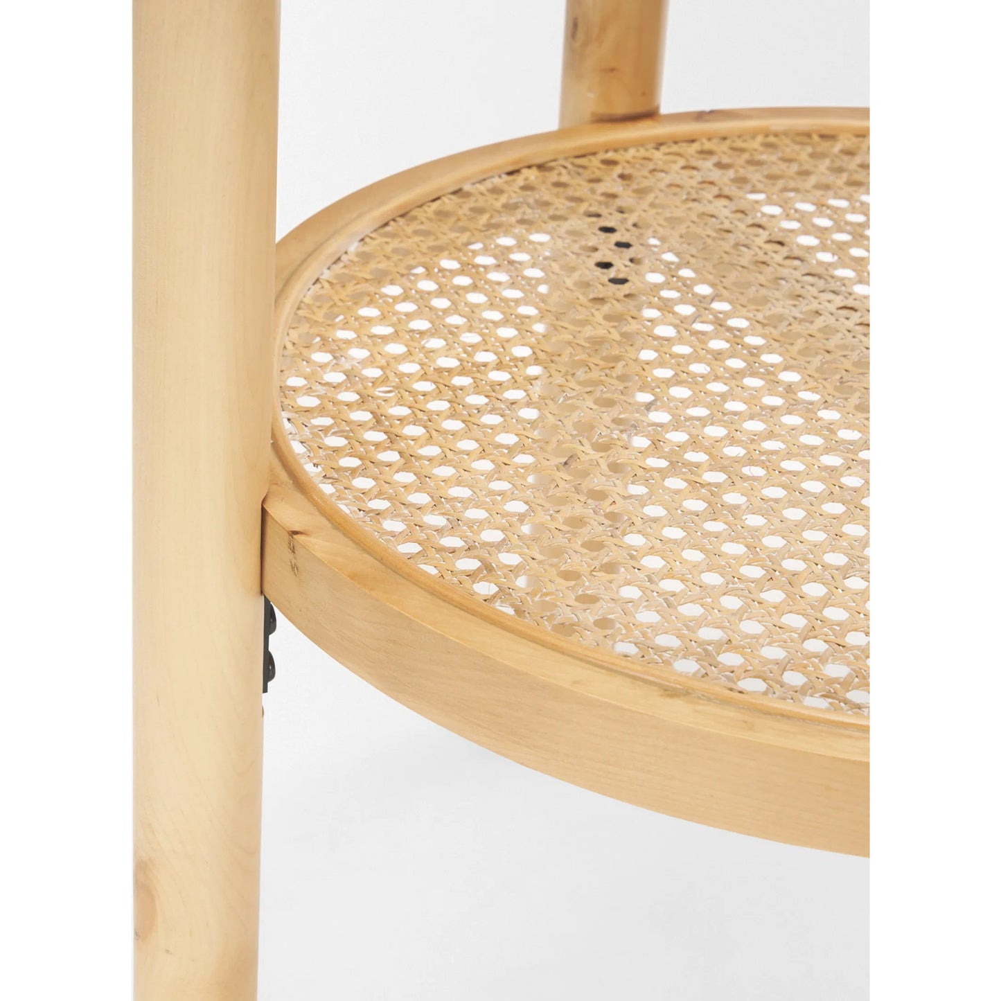 006 SI-2453296 | Closeup | Weslyn End Table by Mercana in light brown. Made from solid wood in a transitional style.
