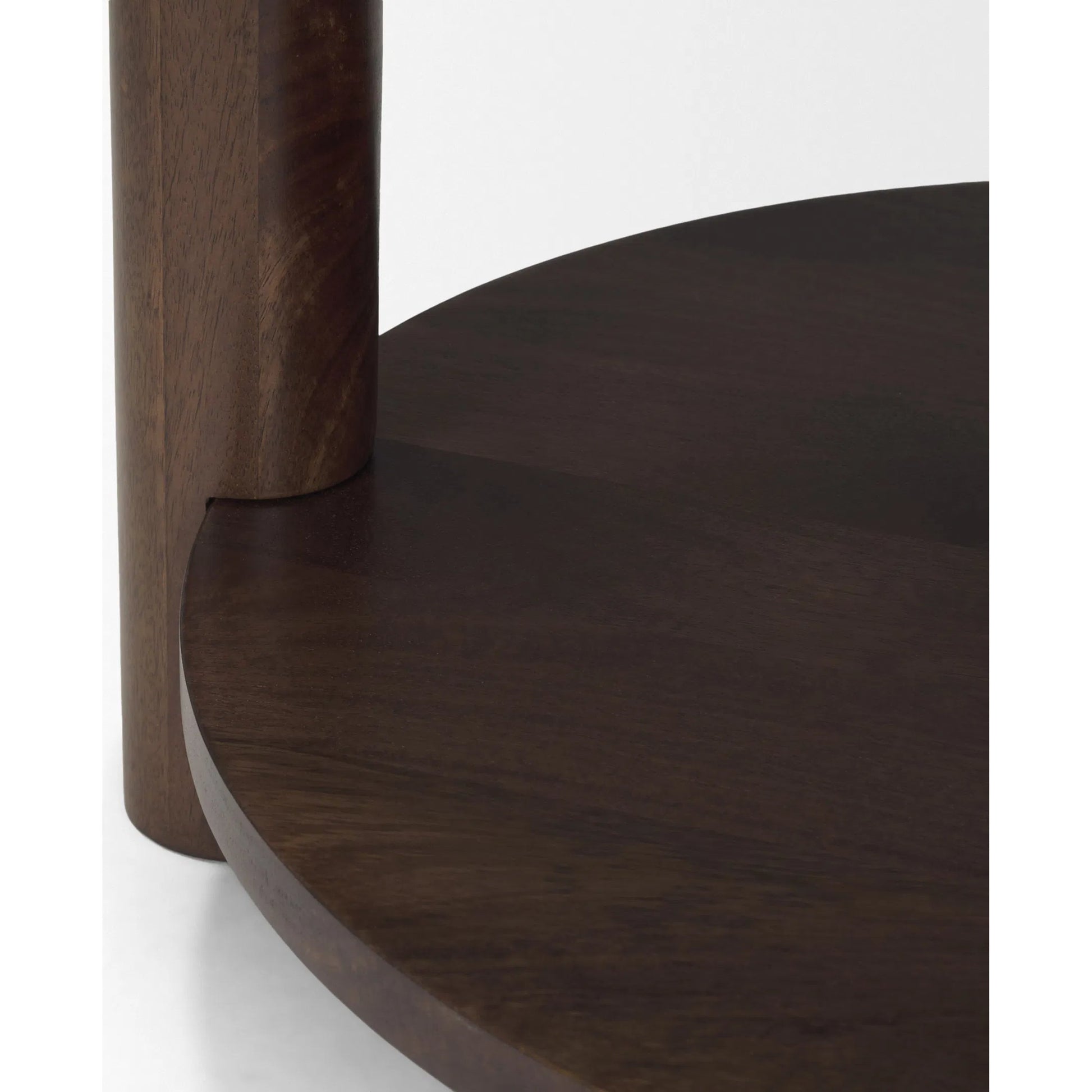 Jovia End Table by Mercana in brown. Made from stone, wood in a modern style.