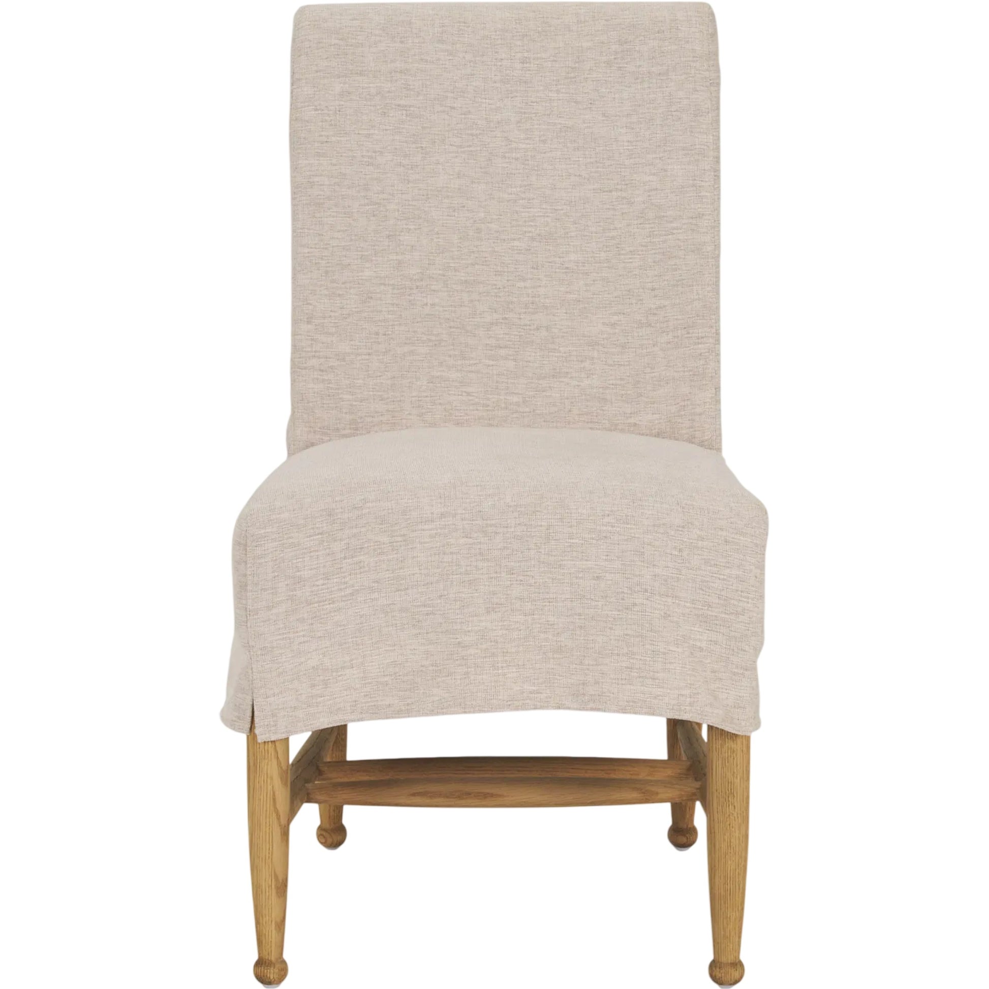 Whitley Performance Fabric Dining Chair (Set of 2) by Mercana in oatmeal, light brown wood. Made from solid wood in a unique style.
