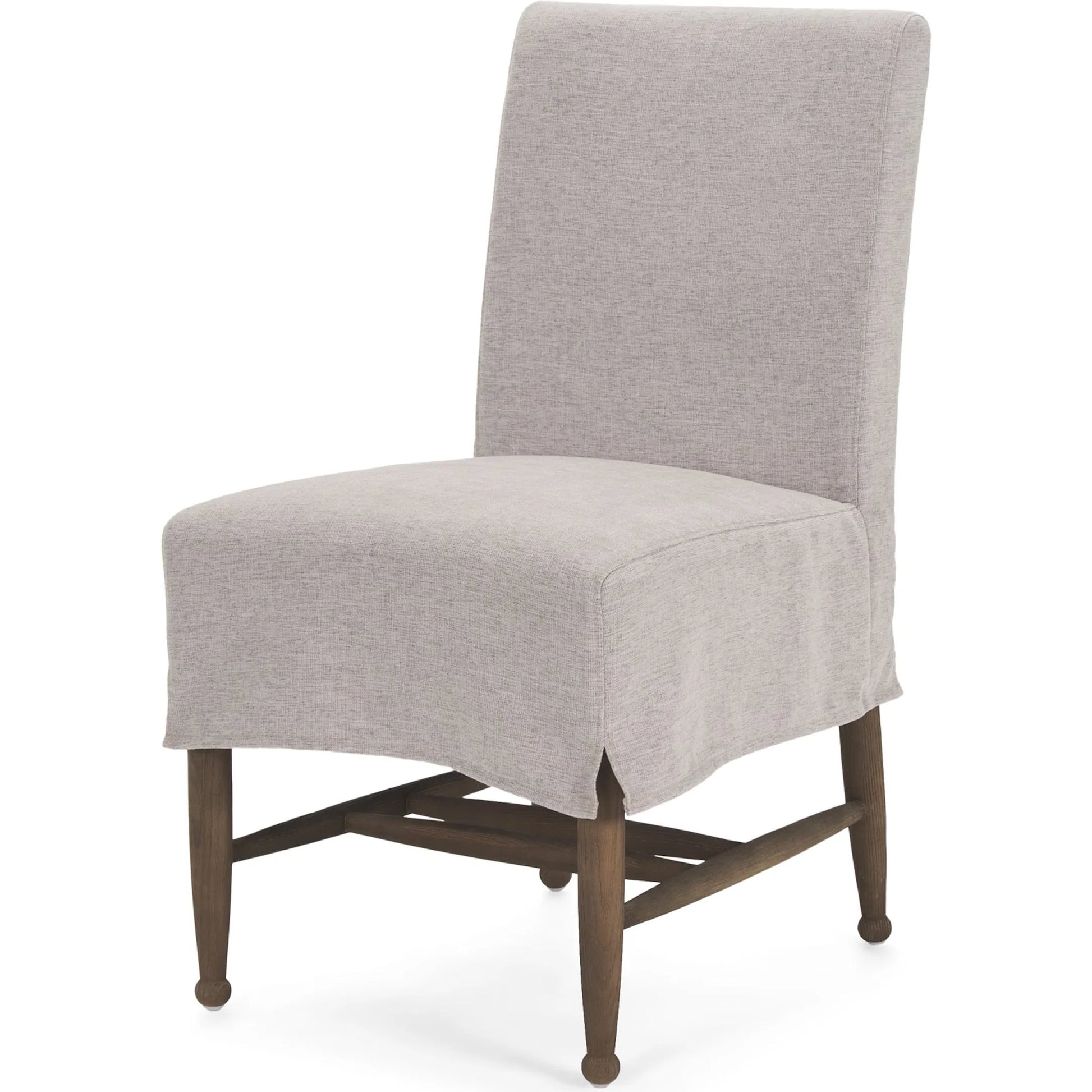 Whitley Performance Fabric Dining Chair (Set of 2) by Mercana in oatmeal, light brown wood. Made from solid wood in a unique style.