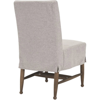 Whitley Performance Fabric Dining Chair (Set of 2) by Mercana in oatmeal, light brown wood. Made from solid wood in a unique style.