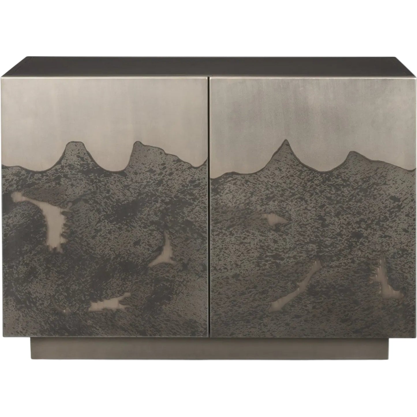 002 SI-2453287 | Additional Silo | Roxdale Accent Cabinet by Mercana in black, silver. Made from metal in a unique style.