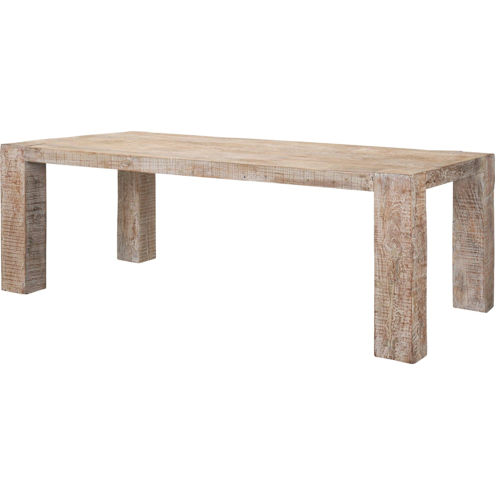 McArthur Dining Table by Mercana in brown. Made from reclaimed wood in a cottage & farmhouse style.