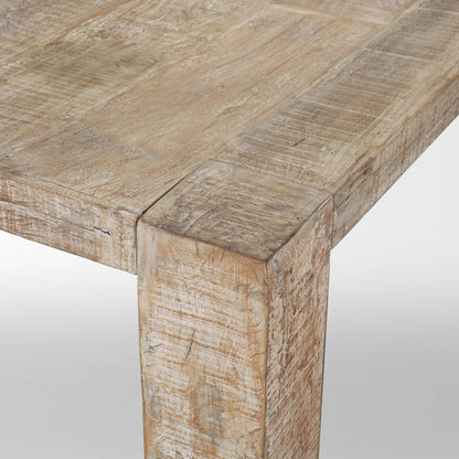 McArthur Dining Table by Mercana in brown. Made from reclaimed wood in a cottage & farmhouse style.