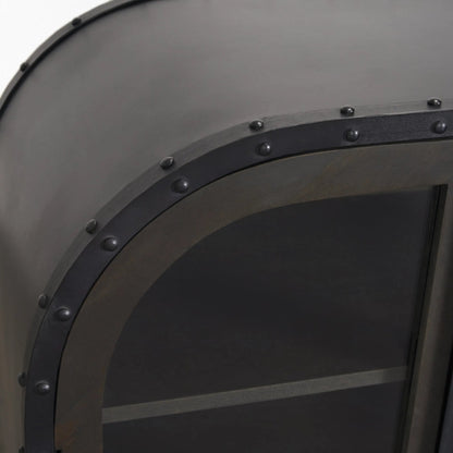 Gehry Sideboard by Mercana in brown. Made from mango wood in a modern style.