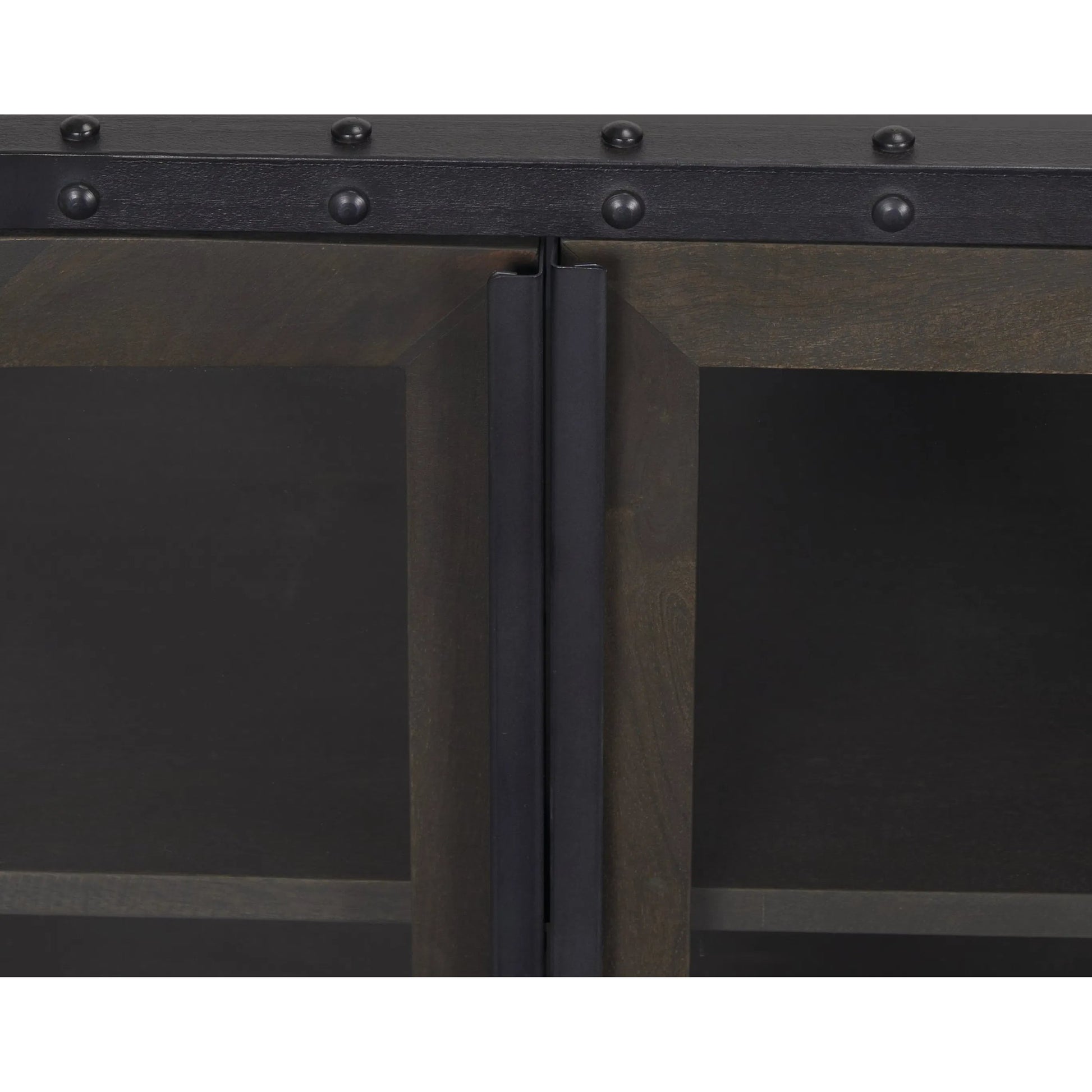 Gehry Sideboard by Mercana in brown. Made from mango wood in a modern style.