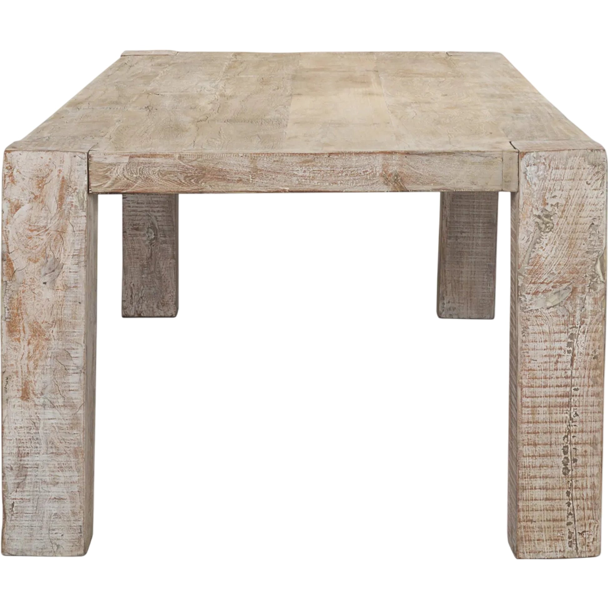 McArthur Dining Table by Mercana in brown. Made from reclaimed wood in a cottage & farmhouse style.