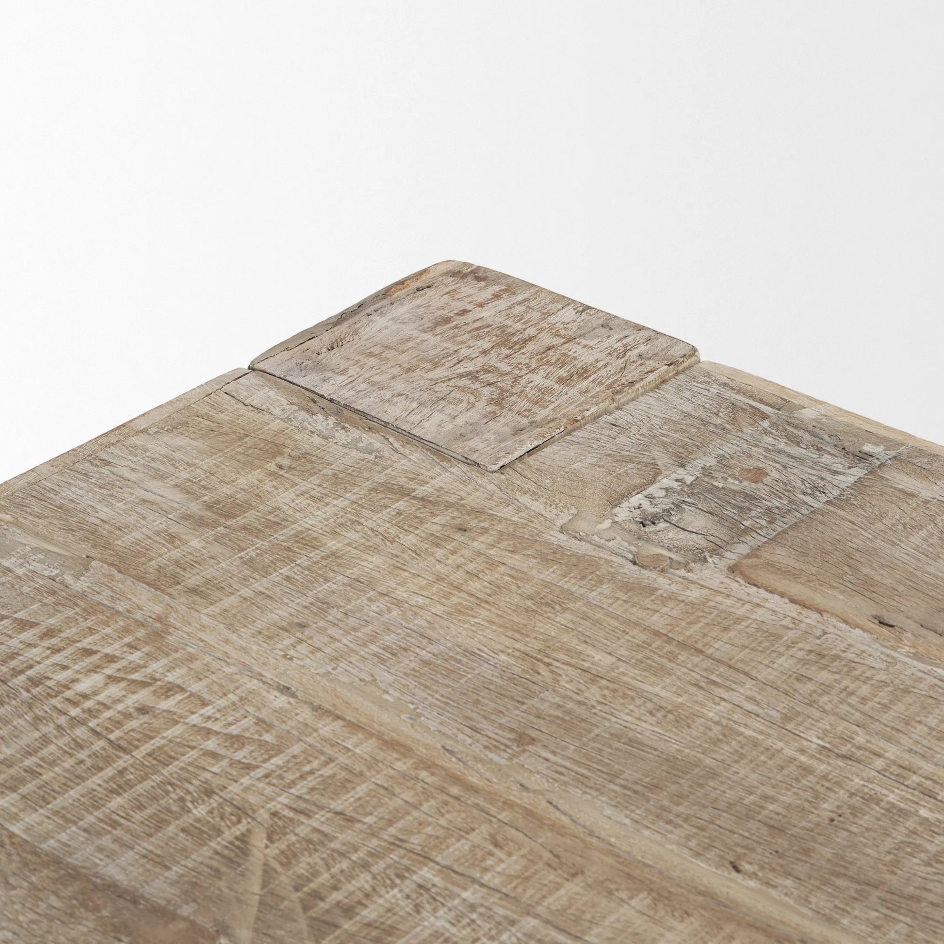 McArthur Dining Table by Mercana in brown. Made from reclaimed wood in a cottage & farmhouse style.