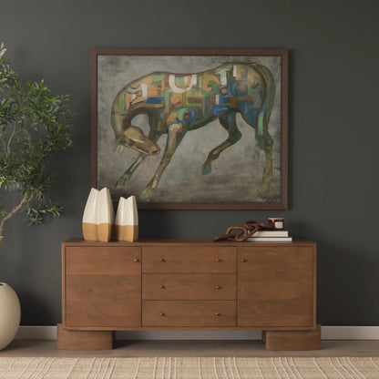 Jonan Sideboard by Mercana. Made from solid wood in a traditional style.