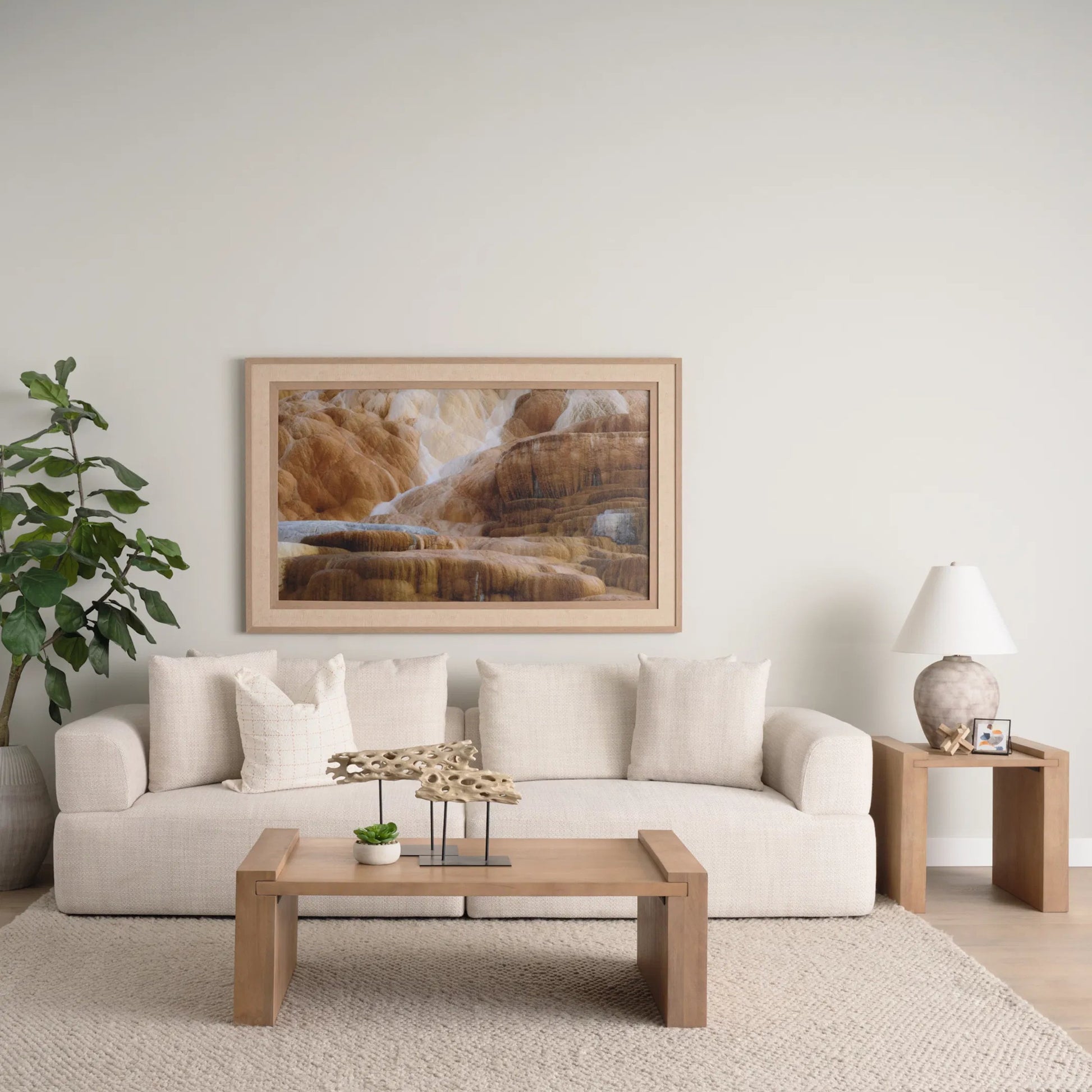 Wesson Coffee Table by Mercana. Made from solid wood in a traditional style.