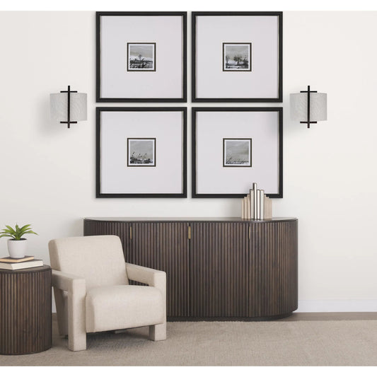 Smithe Wall Sconce by Mercana in black. Made from unique in a modern style.