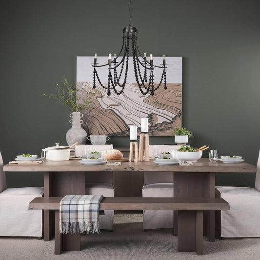 Selma Chandelier by Mercana. Made from metal in a traditional style.