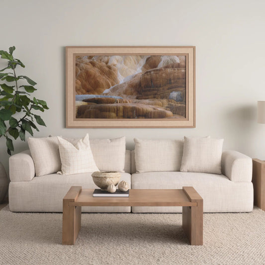 Caprie Decorative Object by Mercana in beige. Made from marble in a unique style.